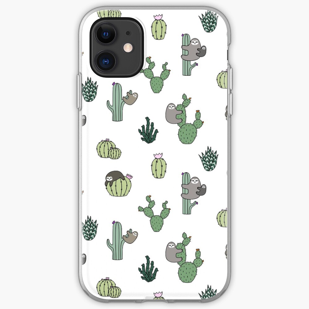 Cacti Sloths iPhone Case & Cover