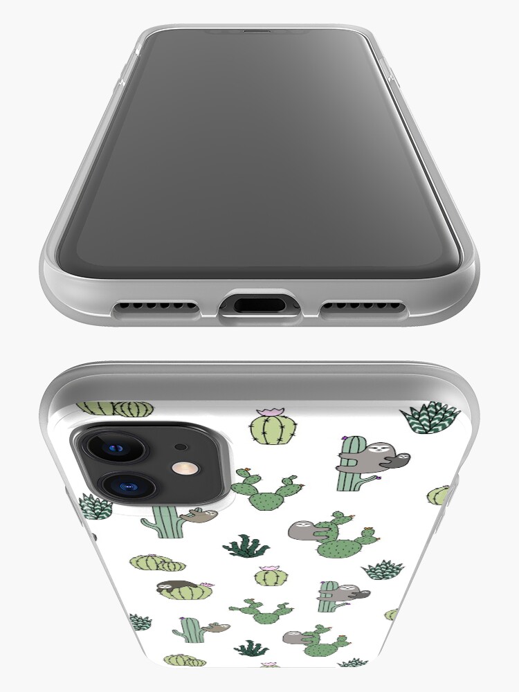 Alternate view of Cacti Sloths iPhone Case & Cover