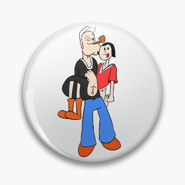 Item preview, Popeye and Olive Oyl designed and sold by Quistlor.