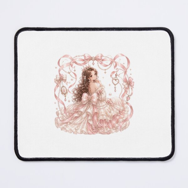 Item preview, Pink Ribbon Princess | Coquette Royal Sticker designed and sold by blossomfun.
