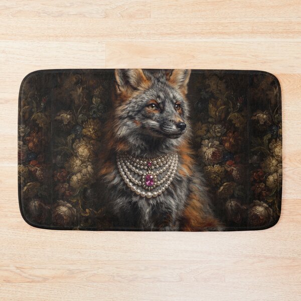 Item preview, Royal Fox Ruby Pearl Necklace designed and sold by Real Beast Art.