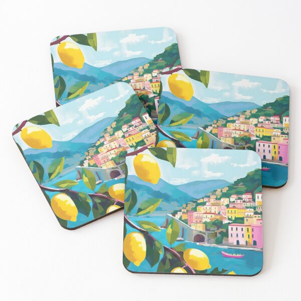 Item preview, Amalfi Coast – Lemons, Sun & Coastal Colors designed and sold by iamdesigns14.
