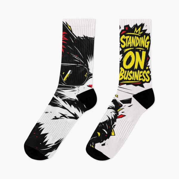 Item preview, Standing On Business – No Excuses Cat designed and sold by Artiviose.