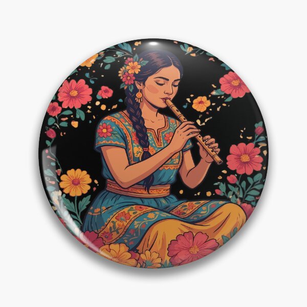 Item preview, Mexican Flute Player – World Music & Music Festival  designed and sold by Art-Arcade6.