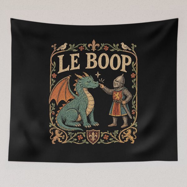 Item preview, Le Boop Medieval Knight Dragon Fantasy designed and sold by CelidaBonde.