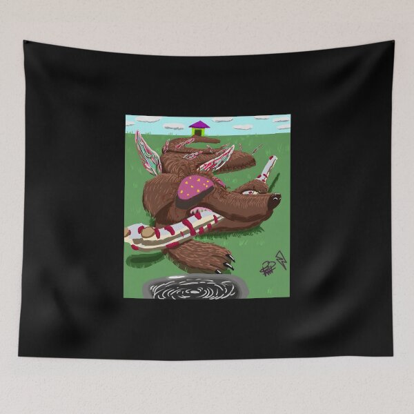 Item preview, Whimsical Dog with Candy Elements designed and sold by J-Mindful.