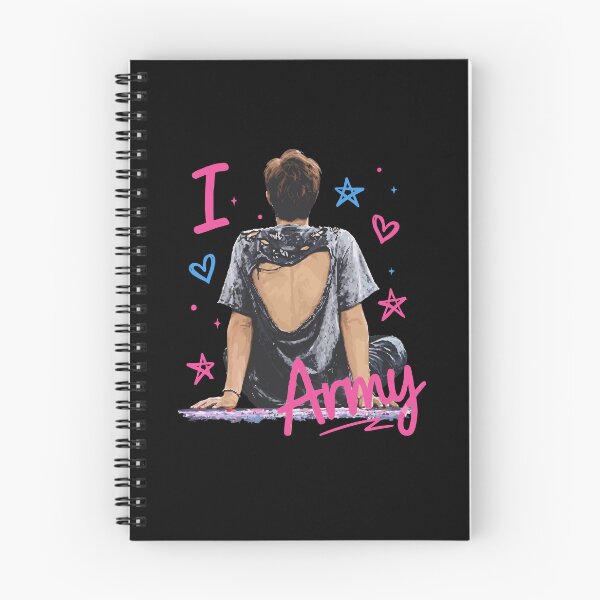 Item preview, RM I Love ARMY BTS Fan Back View Illustration designed and sold by Mind-Drift.