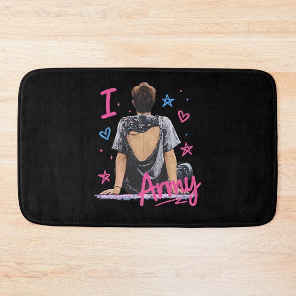 Item preview, RM I Love ARMY BTS Fan Back View Illustration designed and sold by Mind-Drift.