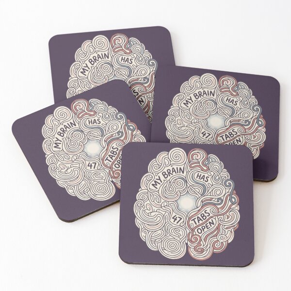 Item preview, My Brain Has Too Many Tabs Open designed and sold by Amr Darwish Graphic designer.