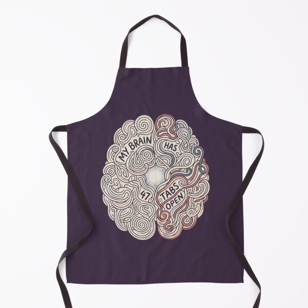 Item preview, My Brain Has Too Many Tabs Open designed and sold by Amr Darwish Graphic designer.