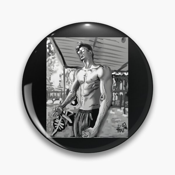 Item preview, Stylish Fitness Artwork of a Muscular Man designed and sold by J-Mindful.