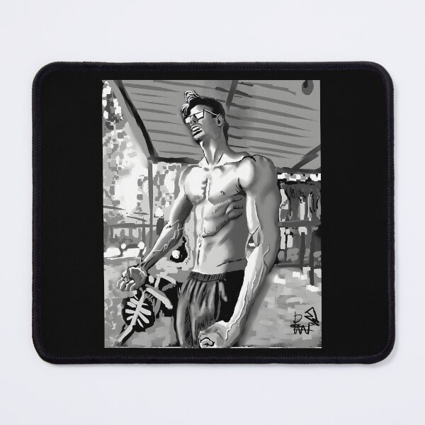 Item preview, Stylish Fitness Artwork of a Muscular Man designed and sold by J-Mindful.
