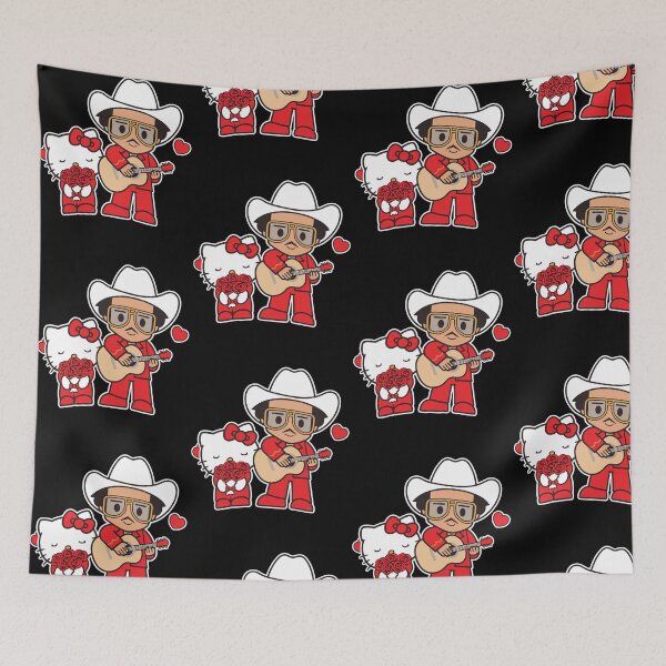 Item preview, Bruno With Kitty The Romantic Tour Cowboy Guitar Roses designed and sold by Mind-Drift.