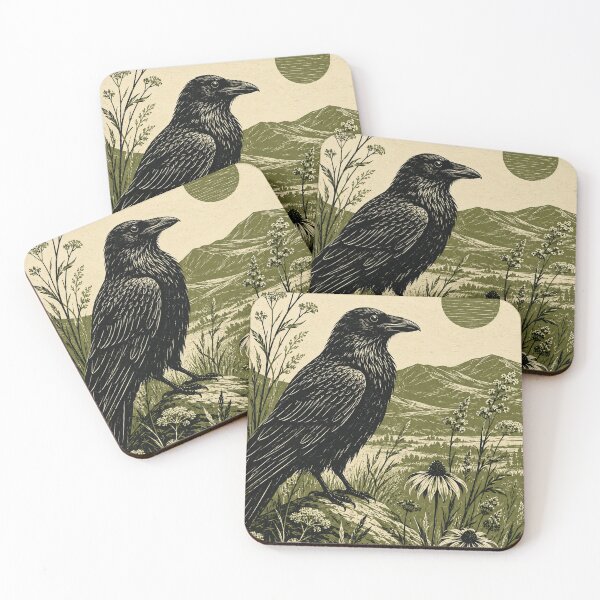 Item preview, Black Feathers, Small Flowers designed and sold by DrizzyV.