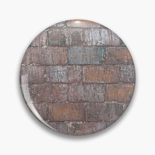 Item preview, Red and Slate Brick Cobblestone Pavement designed and sold by MariaAbaza.