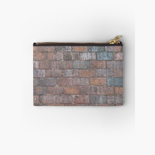 Item preview, Red and Slate Brick Cobblestone Pavement designed and sold by MariaAbaza.