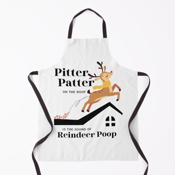 Item preview, Funny Christmas Reindeer Poop on the Roof designed and sold by SunandShade.