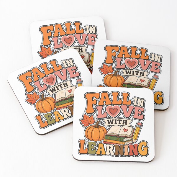Item preview, Fall in Love with Learning Pumpkin Autumn Retro Teacher designed and sold by WeirdlyMild.