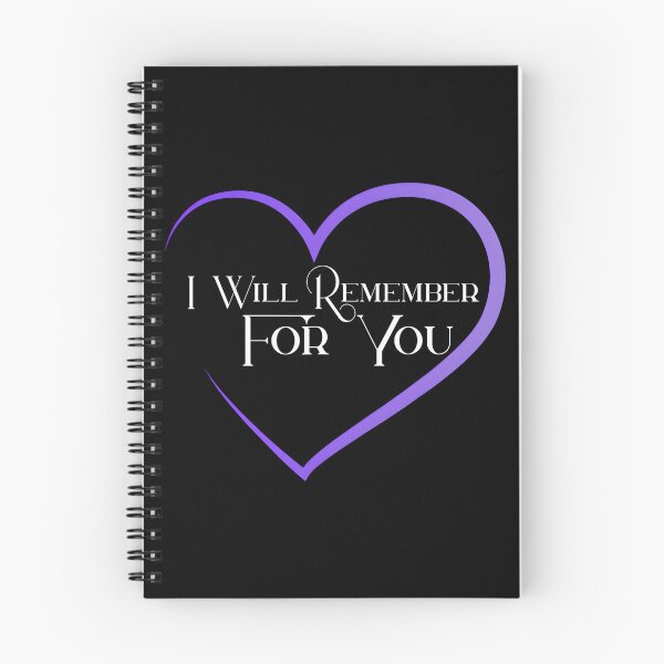 Item preview, I Will Remember For You in Heart shape designed and sold by eloisestewart.