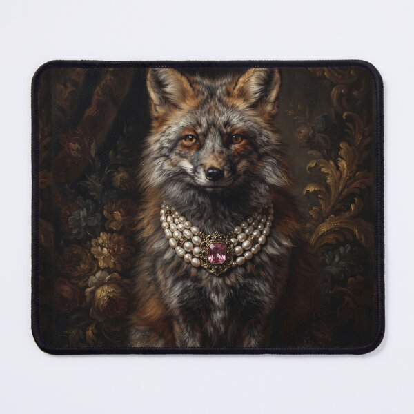 Item preview, Royal Fox Pink Sapphire Necklace designed and sold by Real Beast Art.