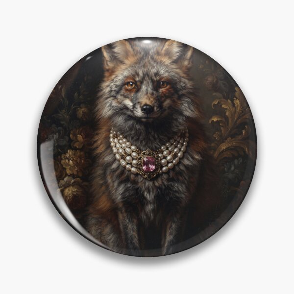 Item preview, Royal Fox Pink Sapphire Necklace designed and sold by Real Beast Art.