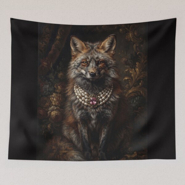 Item preview, Royal Fox Pink Sapphire Necklace designed and sold by The Real Beast Art.