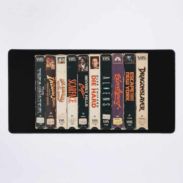Item preview, Retro VHS Tape Stack Nostalgia Art designed and sold by The Mellonaire.