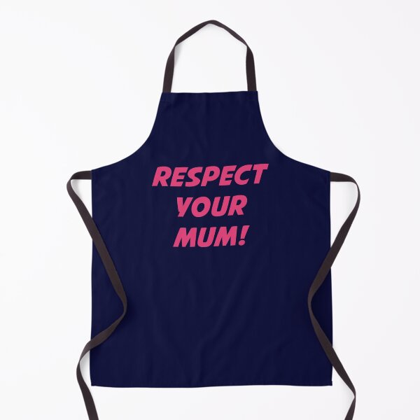 Item preview, RESPECT YOUR MUM! (Pink Text on Navy) designed and sold by STUDIO-72.
