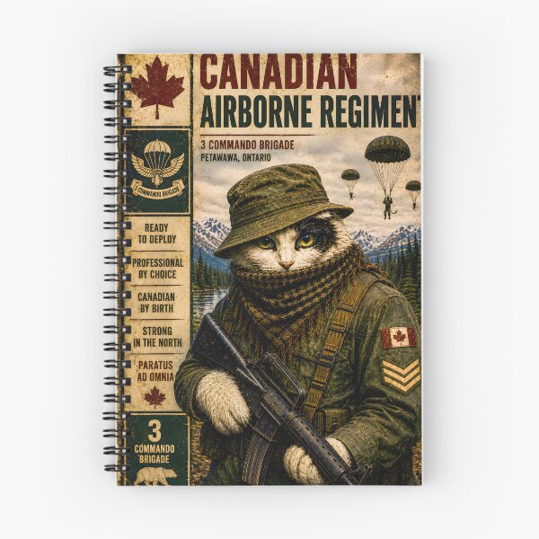 Item preview, Special Forces Cat Posters - Canadian Airborne Regiment 3 Commando (CDN) designed and sold by OPERATOR-7794.