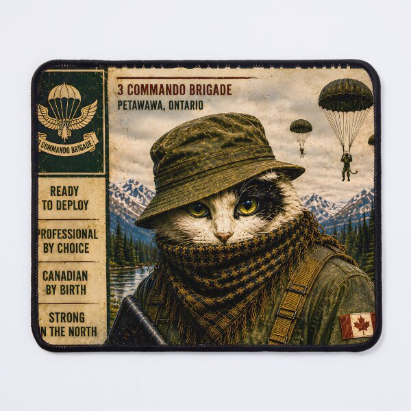Item preview, Special Forces Cat Posters - Canadian Airborne Regiment 3 Commando (CDN) designed and sold by OPERATOR-7794.