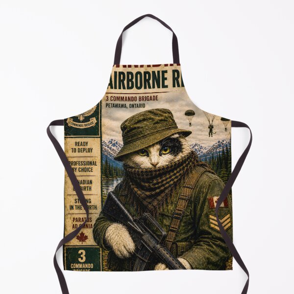Item preview, Special Forces Cat Posters - Canadian Airborne Regiment 3 Commando (CDN) designed and sold by OPERATOR-7794.