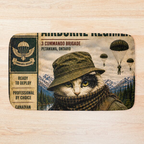 Item preview, Special Forces Cat Posters - Canadian Airborne Regiment 3 Commando (CDN) designed and sold by OPERATOR-7794.