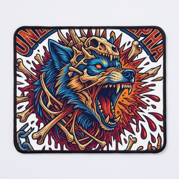 Item preview, Unleash The Alpha Cyber Wolf Art designed and sold by Adom-Fashon.