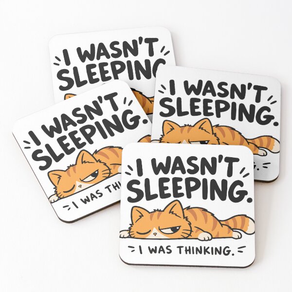 Item preview, Lazy Ginger Cat Who Thinks designed and sold by MewMade.