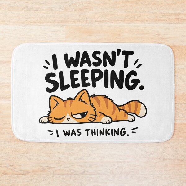 Item preview, Lazy Ginger Cat Who Thinks designed and sold by MewMade.