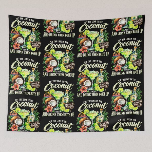 Item preview, Put the Lime in the Coconut Tropical Vibe designed and sold by cerima.