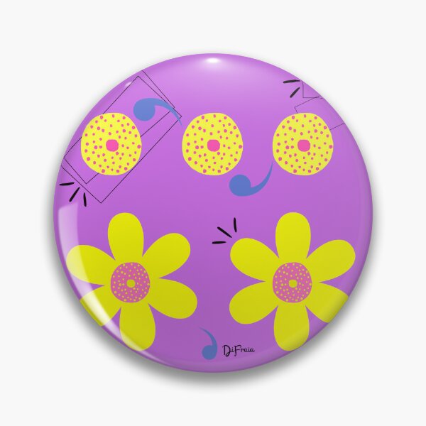 Item preview, Margaridas no jardim lilás  designed and sold by DiFraia Studio.