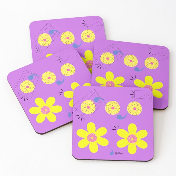 Item preview, Margaridas no jardim lilás designed and sold by DiFraia Studio.