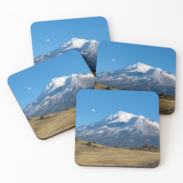 Item preview, Moon Over Snowy Mount Shasta designed and sold by Kimberly Palmer.