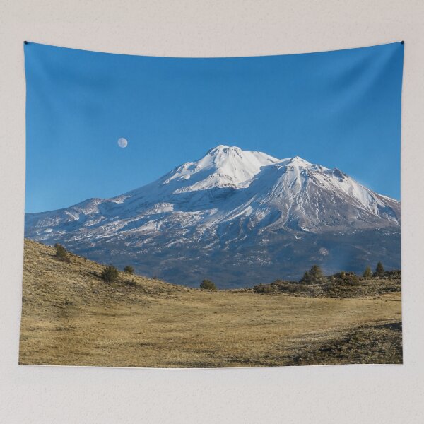 Item preview, Moon Over Snowy Mount Shasta designed and sold by Kimberly Palmer.