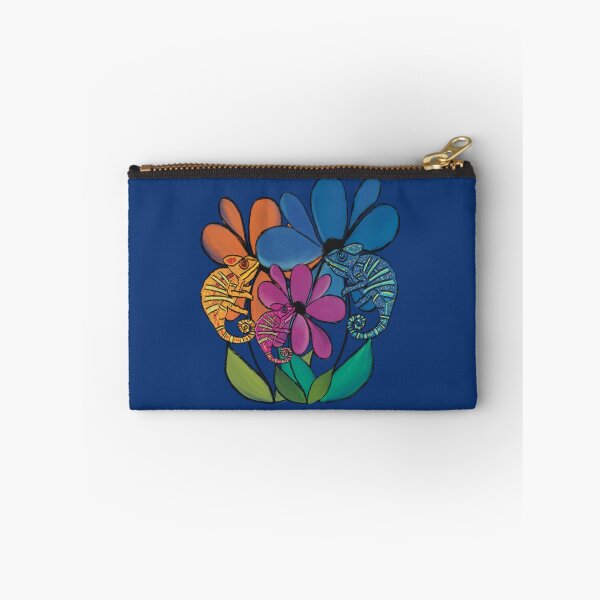 Item preview, Trippy Chameleon Flowers: Vibrant Pop Art Nature designed and sold by La Galleria della Mente.