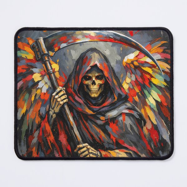 Item preview, Grim Reaper – Keeper of the Dead Painting designed and sold by GalleryKauffeld.