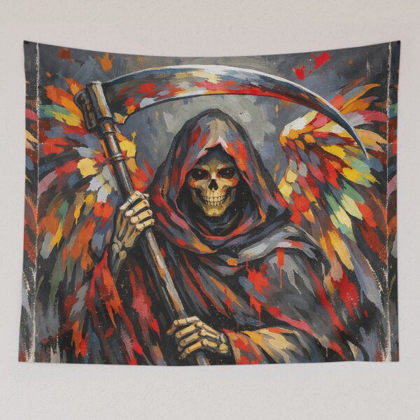 Item preview, Grim Reaper – Keeper of the Dead Painting designed and sold by GalleryKauffeld.
