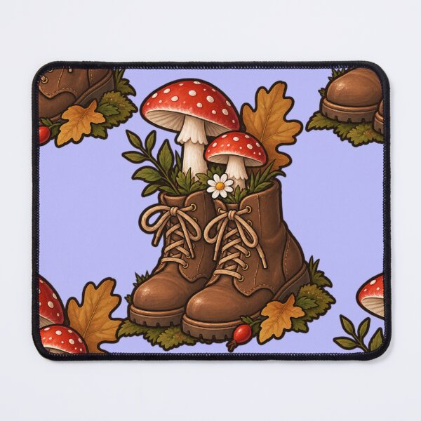 Item preview, Mushroom Boots Nature Sticker designed and sold by tviyluv.