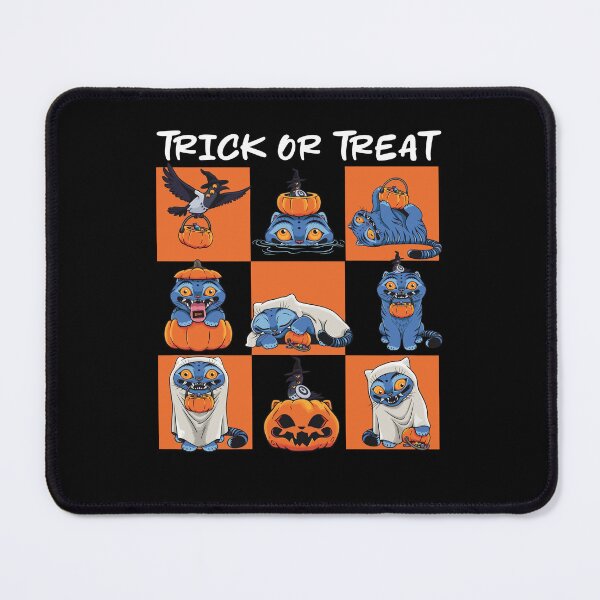 Item preview, Trick or Treat Halloween Cats Pumpkin Ghost Witch Spooky Cat designed and sold by Mind-Drift.