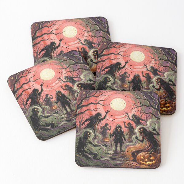 Item preview, Halloween Forest Creatures – Munch Night Flow designed and sold by FotoworldEdel.