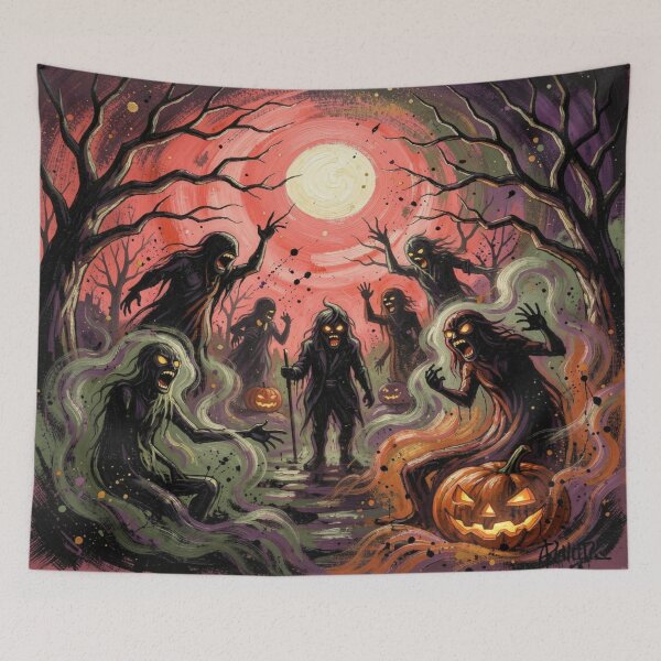 Item preview, Halloween Forest Creatures – Munch Night Flow designed and sold by FotoworldEdel.
