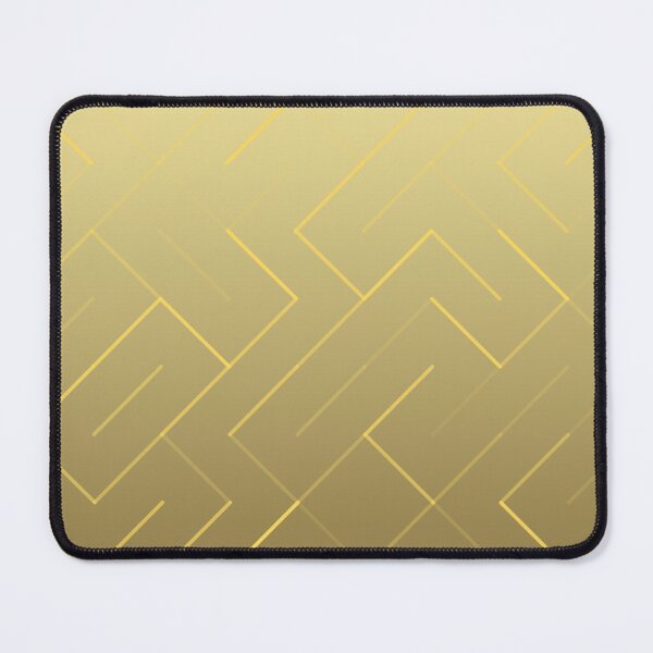 Item preview, Diagonal Labyrinth Drift – Modern Geometric Maze Ombre Pattern - Yellow designed and sold by Frohyou.