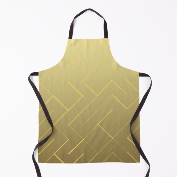 Item preview, Diagonal Labyrinth Drift – Modern Geometric Maze Ombre Pattern - Yellow designed and sold by Frohyou.