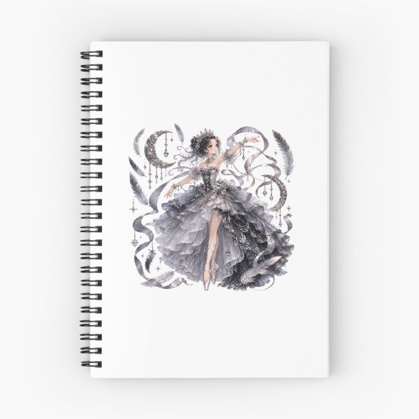 Item preview, Silver Swan Princess | Dark Ballet Sticker designed and sold by blossomfun.